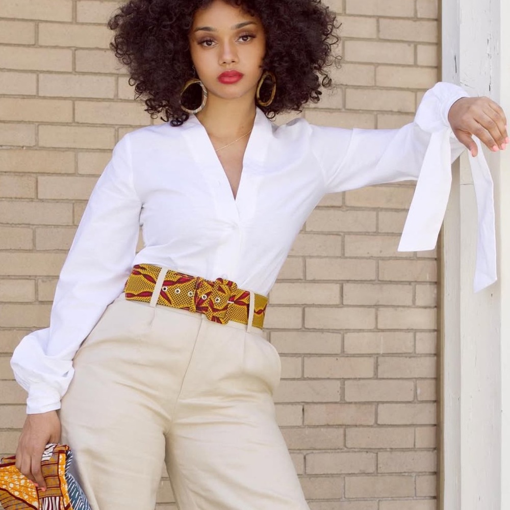 NEW • Chen Burkett Linen Blouse NWT